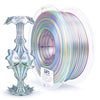 ZIRO Stripes Silk PLA Glossy Multicolors Filament 1.75mm 1kg/2.2lb Spool , Hologram Stripes