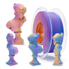 ZIRO Tri-color Matte PLA Filament 1.75mm, Purple Sunset