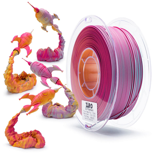 ZIRO Tri-color Matte PLA Filament 1.75mm, Maple Forest