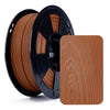 ZIRO 1.75mm PLA Filament, Contain Real Wood Powders, 2.2lbs Walnut Wood