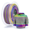 ZIRO Stripes Matte PLA Fast Color Change Filament 1.75mm 1kg/2.2lb Spool , Spectrum Stripes