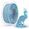 ZIRO Stripes Matte PLA Fast Color Change Filament 1.75mm 1kg/2.2lb Spool , Mermaid Stripes