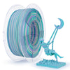 ZIRO Stripes Matte PLA Fast Color Change Filament 1.75mm 1kg/2.2lb Spool , Mermaid Stripes
