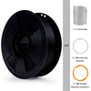 ZIRO High Speed PLA Filament 1.75mm, Black