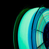 ZIRO Rainbow Glow in Dark PLA Filament 1.75mm, GID Rainbow