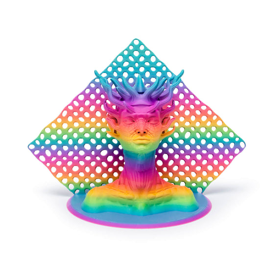 ZIRO Fast Gradient Matte PLA Filament 1.75mm, Rainbow Blaze