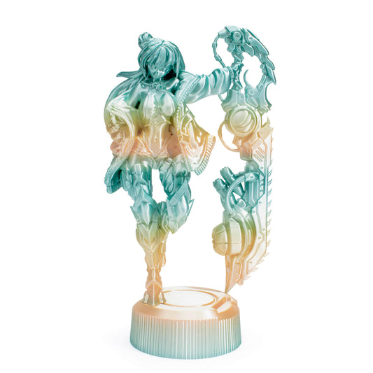 ZIRO Fast Gradient Silk PLA Filament 1.75mm, Creamy Teal