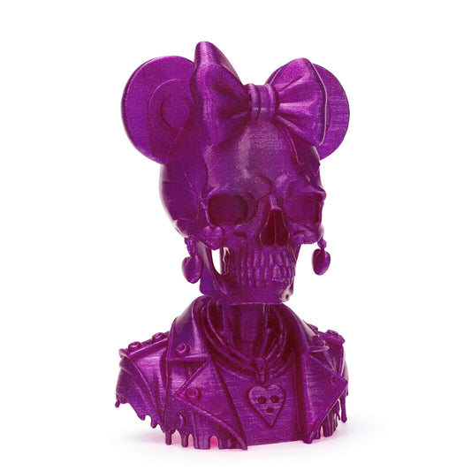 ZIRO Iridescent Series PLA Twinkle Effect Filament 1.75mm 1kg/2.2lb Spool , Dreamy Magenta