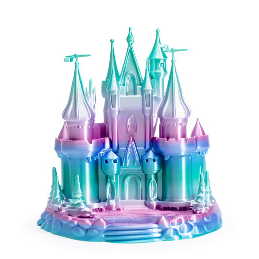 ZIRO Fast Gradient Silk PLA Filament 1.75mm, Aqua Sky