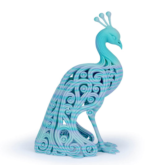 ZIRO Stripes Matte PLA Fast Color Change Filament 1.75mm 1kg/2.2lb Spool , Mermaid Stripes