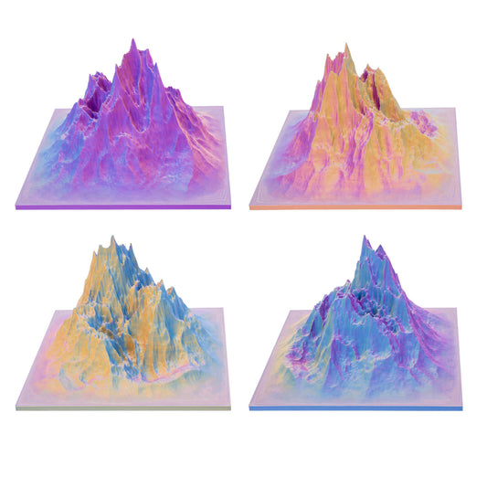 ZIRO Tri-color Matte PLA Filament 1.75mm, Purple Sunset