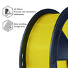 ZIRO Translucent PLA Filament 1.75mm, Translucent Yellow