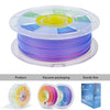 ZIRO Tri-color Matte PLA Filament 1.75mm, Rosy Cloud