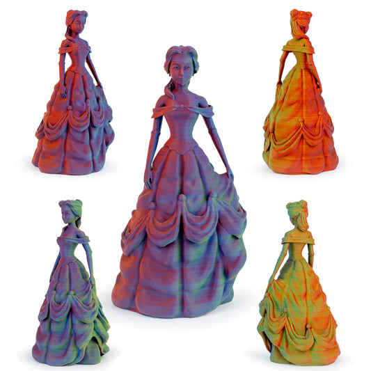 ZIRO Tri-color Matte PLA Filament 1.75mm, Neon