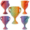 ZIRO Tri-color Matte PLA Filament 1.75mm, Neon