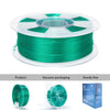 ZIRO Iridescent Series PLA Twinkle Effect Filament 1.75mm 1kg/2.2lb Spool , Lake Green