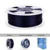 ZIRO Glitter Twinkling PLA Firefly Series Filament 1.75mm, Deepsea Blue