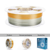 ZIRO Fast Gradient Silk PLA Filament 1.75mm, Metallic Fusion