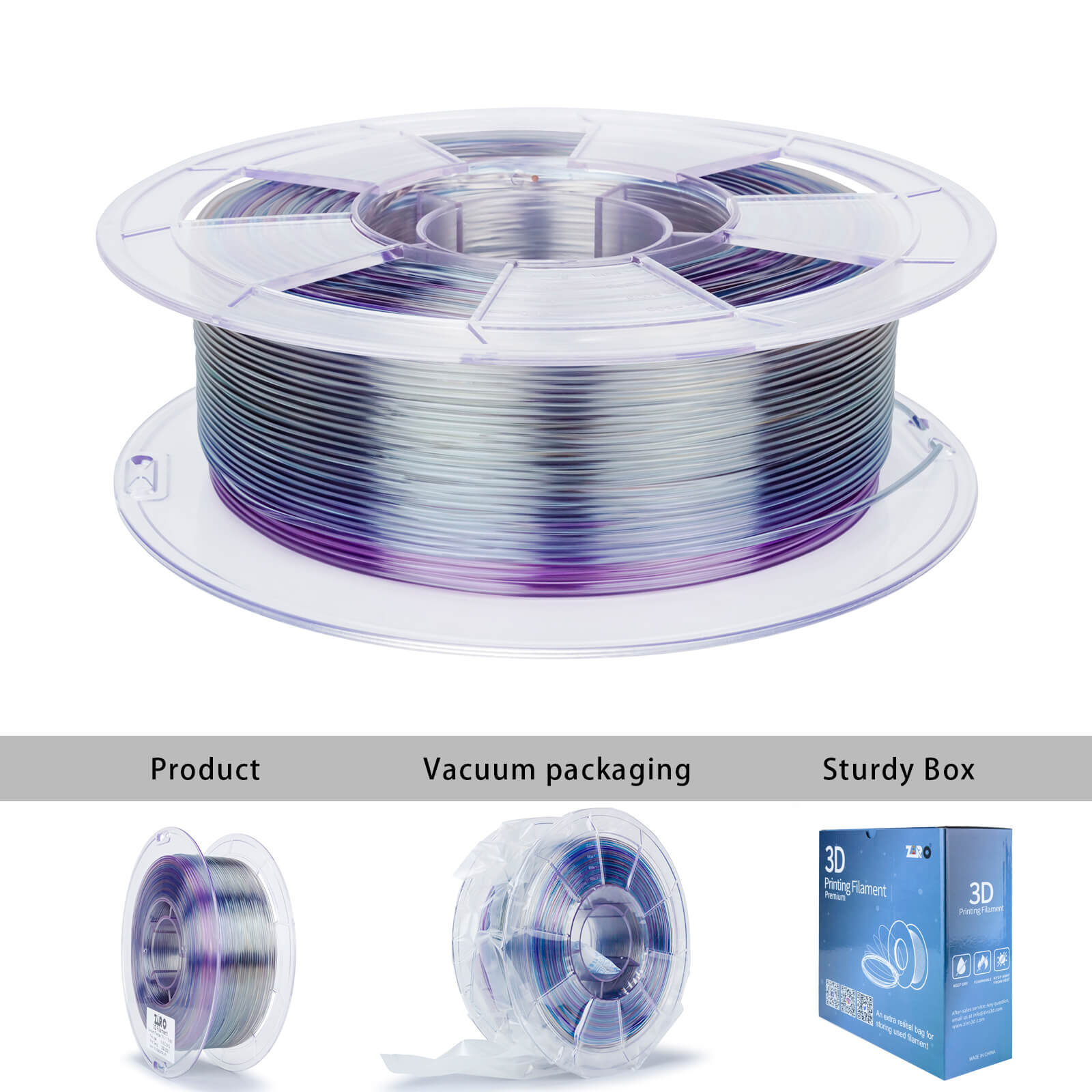 ZIRO Shore 95A Hardness TPU Filament 1.75mm, Flex Opal – ZIRO 3D