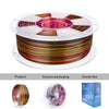 ZIRO Stripes Silk PLA Glossy Multicolors Filament 1.75mm 1kg/2.2lb Spool , Gilded Stripes