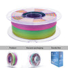 ZIRO Fast Gradient Matte PLA Filament 1.75mm, Rainbow Blaze