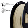 ZIRO 1.75mm PLA Filament, Contain Real Wood Powders, 2.2lbs Hard Maple Wood