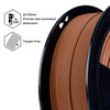 ZIRO 1.75mm PLA Filament, Contain Real Wood Powders, 2.2lbs Walnut Wood