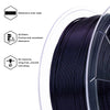 ZIRO Glitter Twinkling PLA Firefly Series Filament 1.75mm, Deepsea Blue