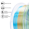 ZIRO Fast Gradient Silk PLA Filament 1.75mm, Forest Gleam