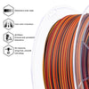 ZIRO Stripes Matte PLA Fast Color Change Filament 1.75mm 1kg/2.2lb Spool , Lava Stripes