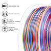 ZIRO Stripes Silk PLA Glossy Multicolors Filament 1.75mm 1kg/2.2lb Spool , Firework Stripes