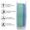 ZIRO Rainbow Glow in Dark PLA Filament 1.75mm, GID Rainbow