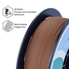 ZIRO Matte PLA Filament 1.75mm, Chocolate