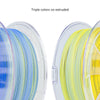 ZIRO Tri-color Matte PLA Filament 1.75mm, Neon