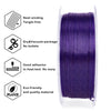 ZIRO Iridescent Series PLA Twinkle Effect Filament 1.75mm 1kg/2.2lb Spool , Electric Purple