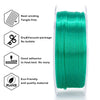 ZIRO Iridescent Series PLA Twinkle Effect Filament 1.75mm 1kg/2.2lb Spool , Lake Green