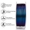ZIRO Chameleon Series PLA Filament 1.75mm 1kg/2.2lb Spool , Peacock Teal Luster