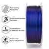 ZIRO Chameleon Series PLA Filament 1.75mm 1kg/2.2lb Spool , Iris Blue Luster