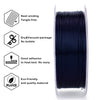 ZIRO Glitter Twinkling PLA Firefly Series Filament 1.75mm, Deepsea Blue