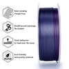 ZIRO Glitter Diamond PLA Filament 1.75mm, Lilac Sparkle
