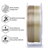 ZIRO Fast Gradient Silk PLA Filament 1.75mm, Champagne Sheen
