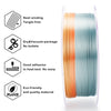ZIRO Fast Gradient Silk PLA Filament 1.75mm, Mellow Horizon