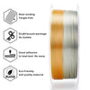ZIRO Fast Gradient Silk PLA Filament 1.75mm, Metallic Fusion