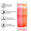ZIRO Fast Gradient Silk PLA Filament 1.75mm, Vital Heat