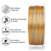 ZIRO Stripes Silk PLA Glossy Multicolors Filament 1.75mm 1kg/2.2lb Spool , Sunlight Stripes