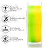 ZIRO Fast Gradient Twinkling Translucent PLA Filament 1.75mm, Flower Series-White Lily