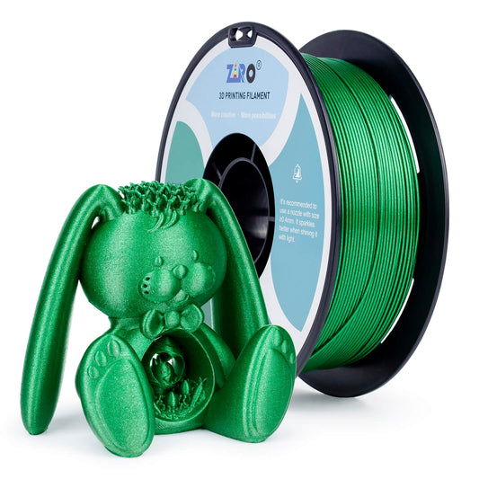 ZIRO Glitter Dimaond PLA Filament 1.75mm, Emerald Green