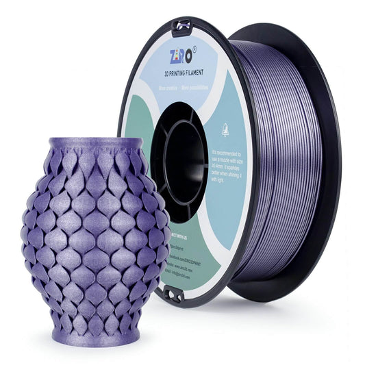 ZIRO Glitter Dimaond PLA Filament 1.75mm, Lavender
