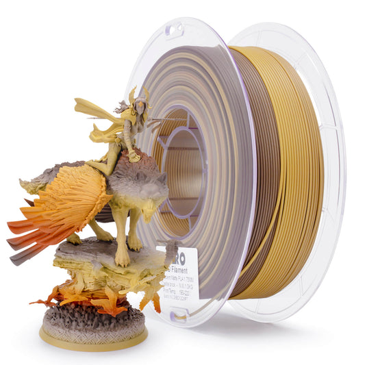 ZIRO Fast Gradient Matte PLA Filament 1.75mm, Castle Brick