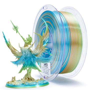 ZIRO Fast Gradient Silk PLA Filament 1.75mm, Forest Gleam